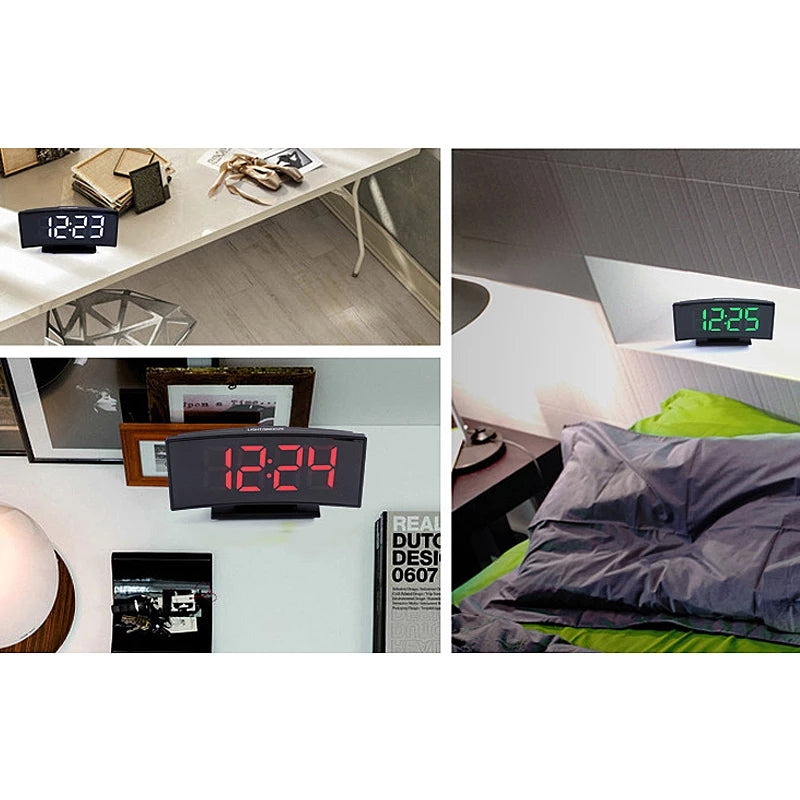 Reloj Digital Led Curvo