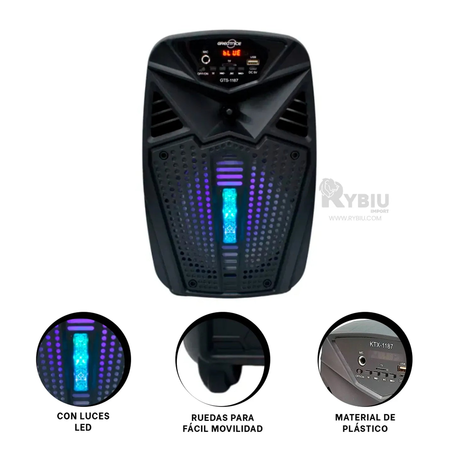 Cabina Sonido Parlante Bluetooth