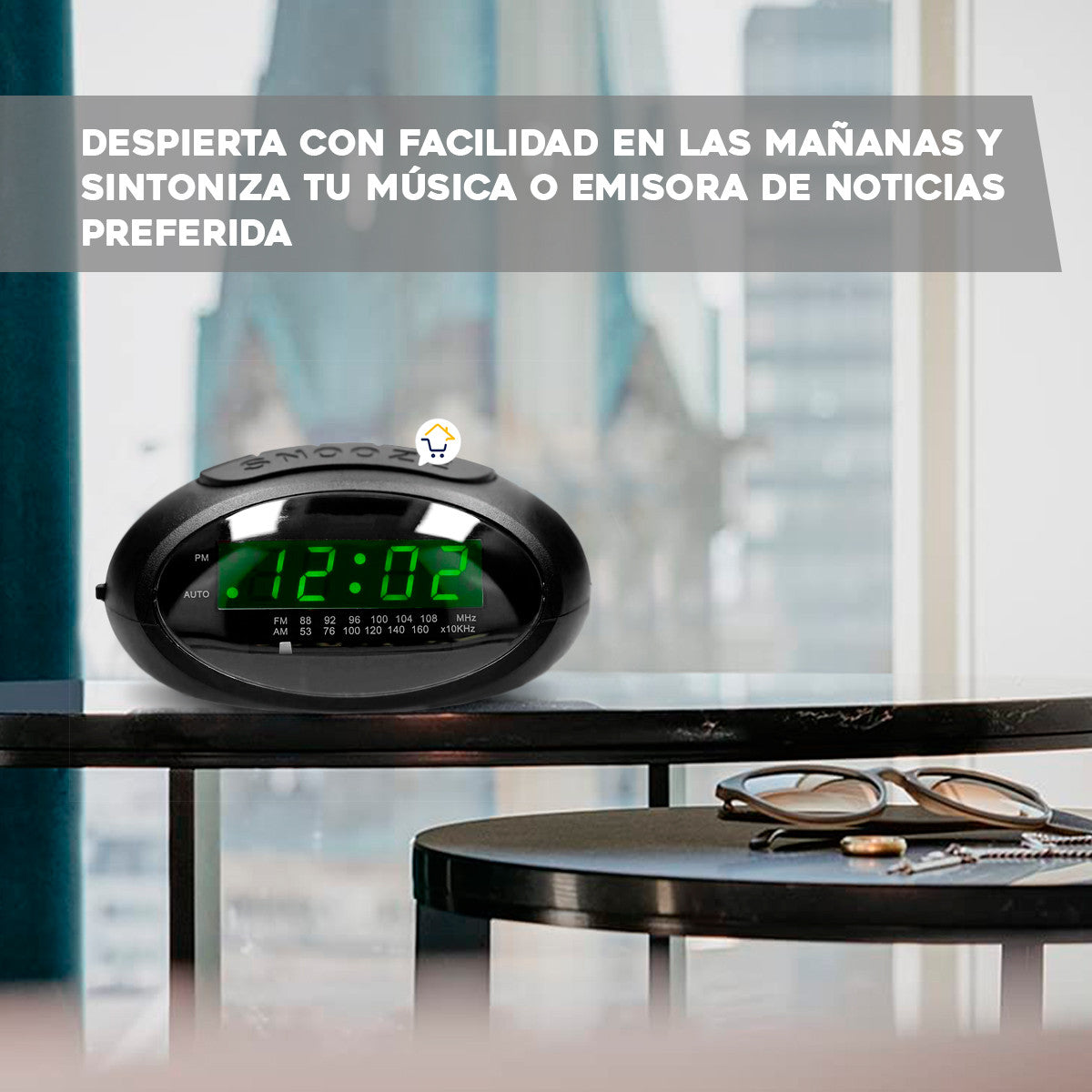 Radio Reloj Digital Despertador