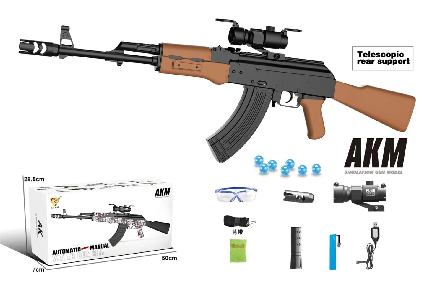 Pistola de Hidrogel Ak-47