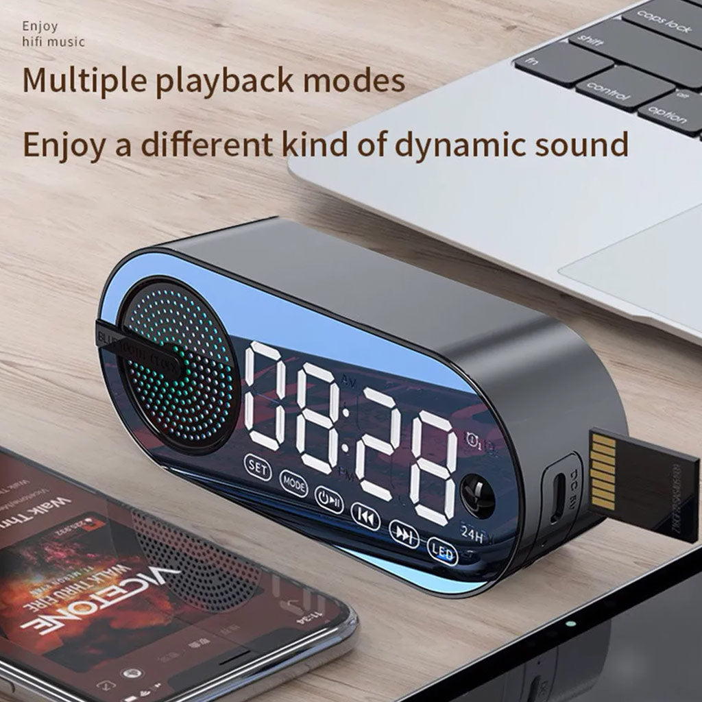 Radio Reloj Despertador Bluetooth