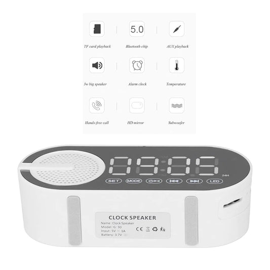 Radio Reloj Despertador Bluetooth