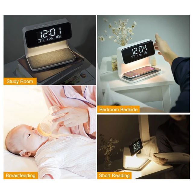 Reloj Despertado Cargador Inalambrico