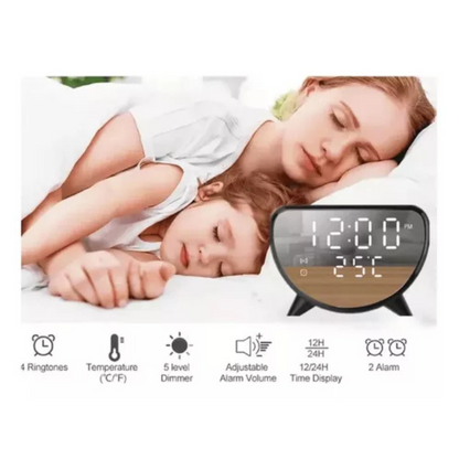 Reloj Despertador Digital Cargador