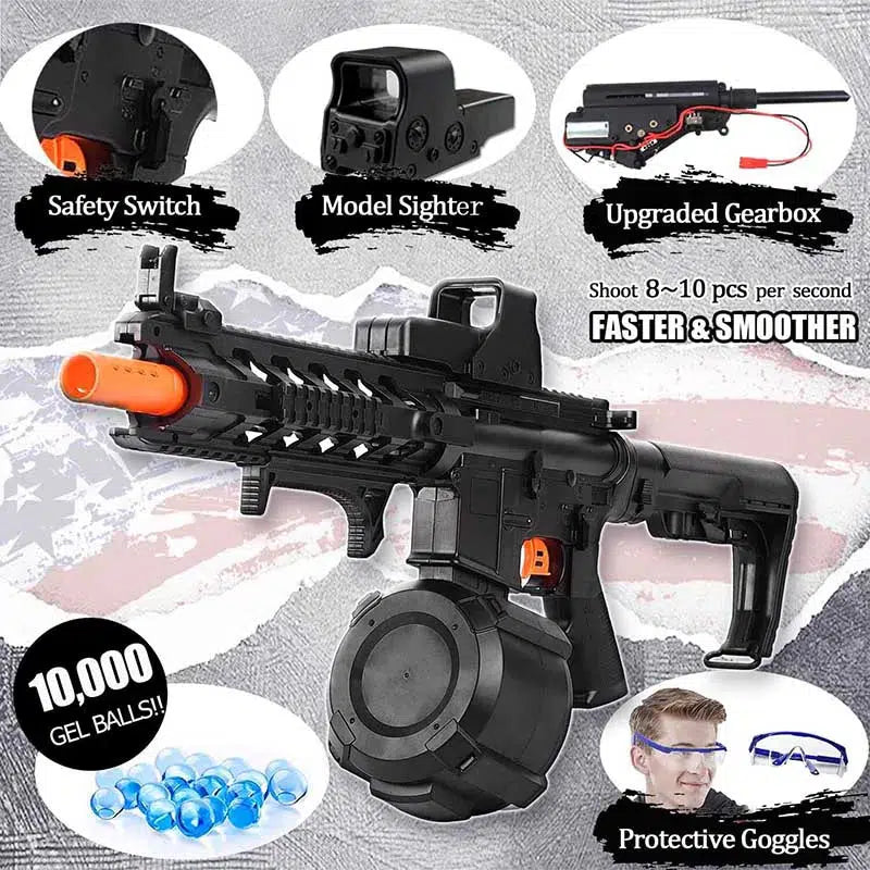 Pistola de Hidrogel AR-15